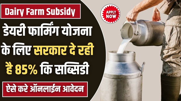 Dairy Farm Subsidy Apply