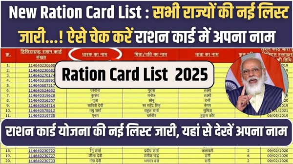 New Ration Card List